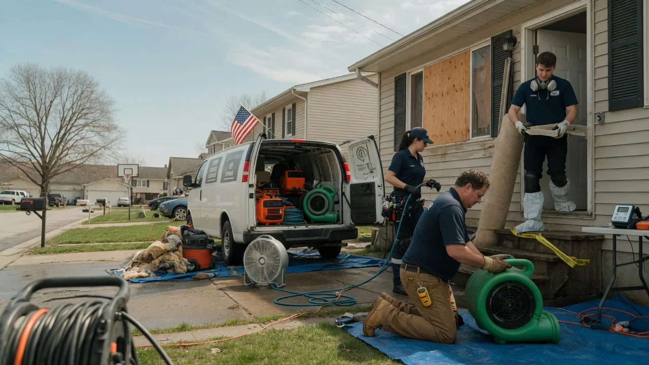 Water Damage Restoration in Oakes, ND near me